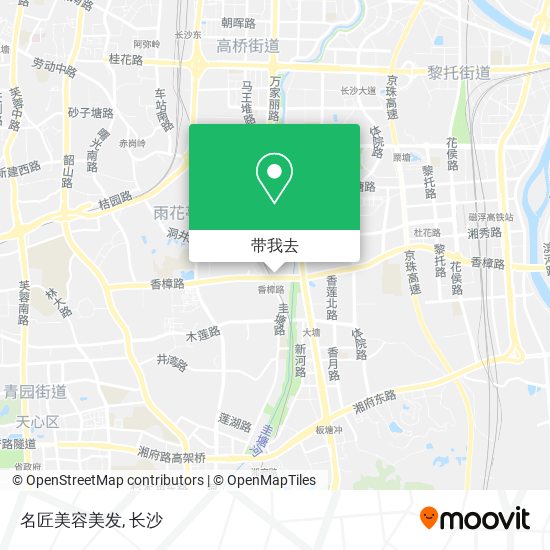 名匠美容美发地图