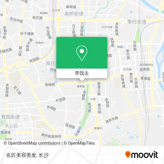 名匠美容美发地图