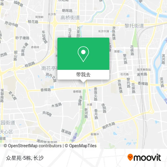 众星苑-5栋地图