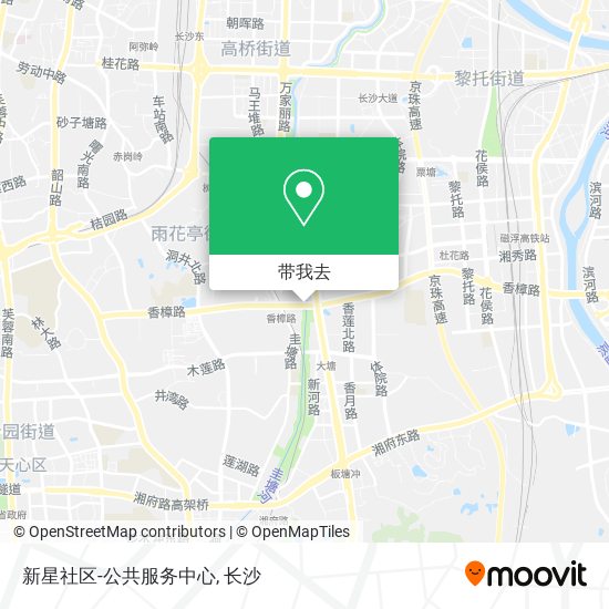 新星社区-公共服务中心地图
