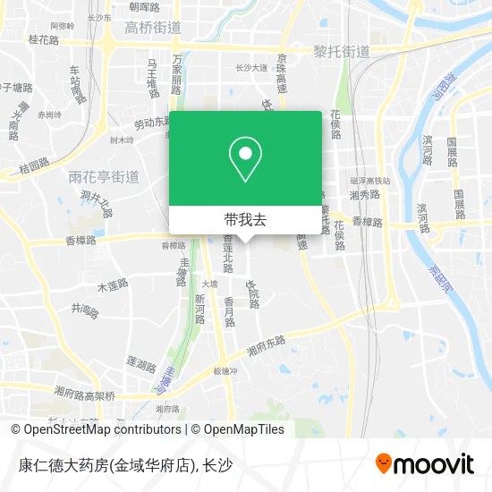 康仁德大药房(金域华府店)地图