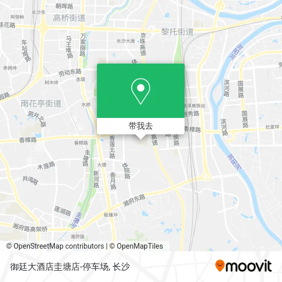 御廷大酒店圭塘店-停车场地图