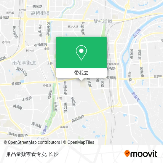 巢品量贩零食专卖地图