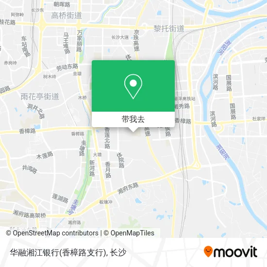 华融湘江银行(香樟路支行)地图