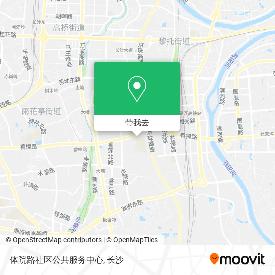 体院路社区公共服务中心地图