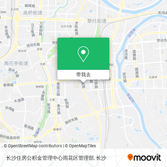 长沙住房公积金管理中心雨花区管理部地图