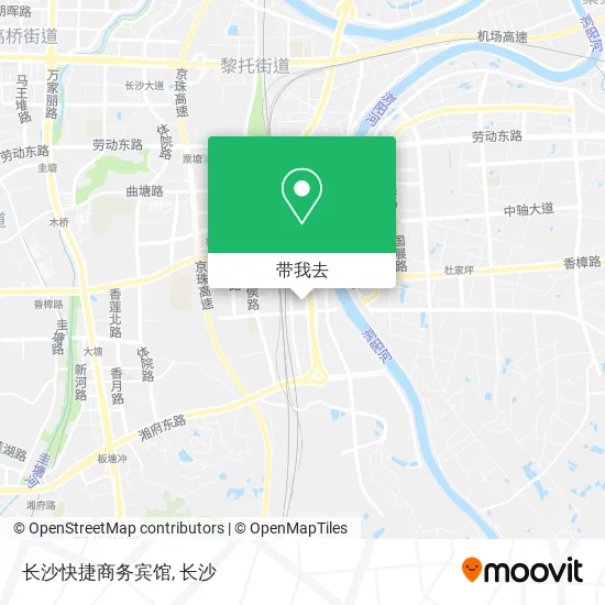 长沙快捷商务宾馆地图