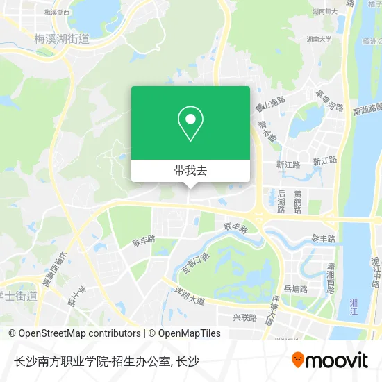 长沙南方职业学院-招生办公室地图