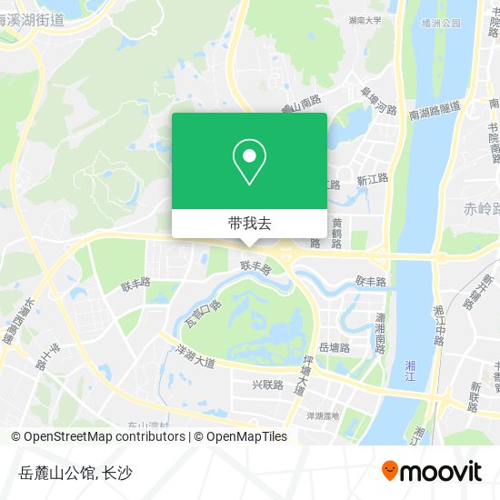 岳麓山公馆地图