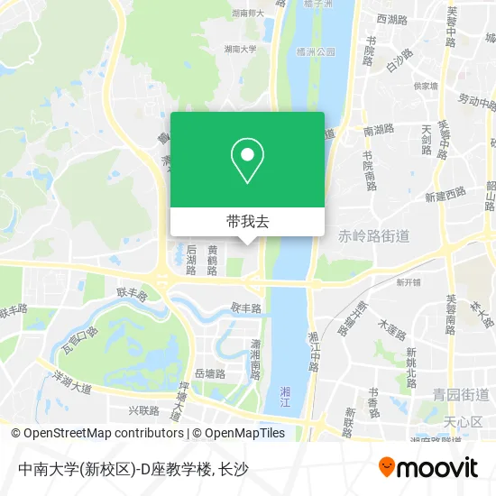 中南大学(新校区)-D座教学楼地图