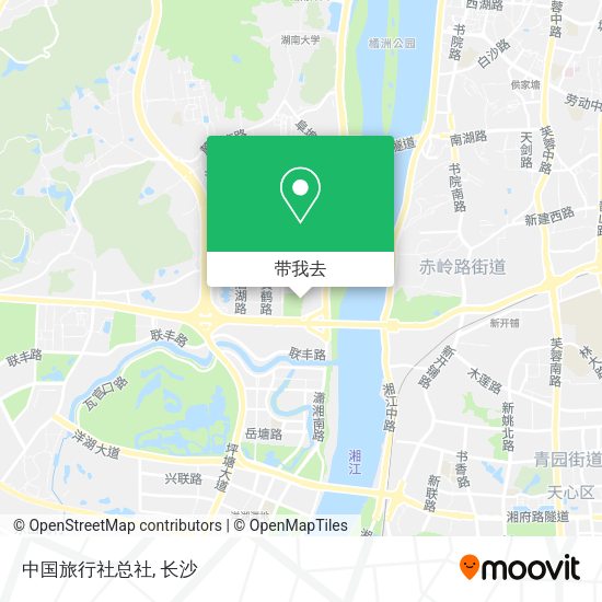 中国旅行社总社地图