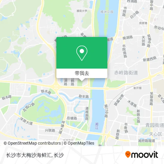 长沙市大梅沙海鲜汇地图