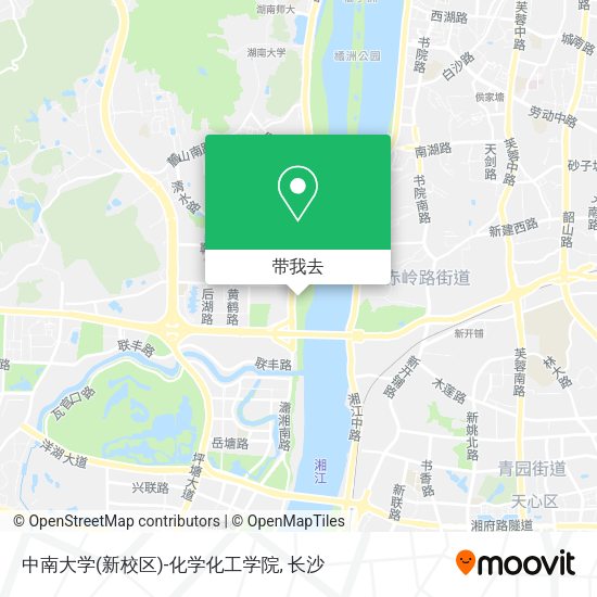中南大学(新校区)-化学化工学院地图