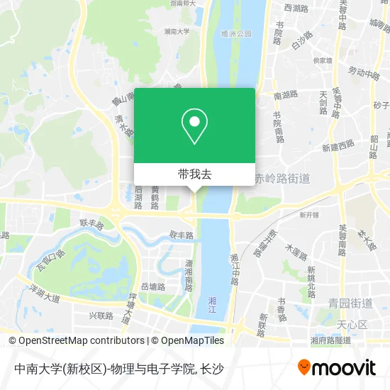 中南大学(新校区)-物理与电子学院地图