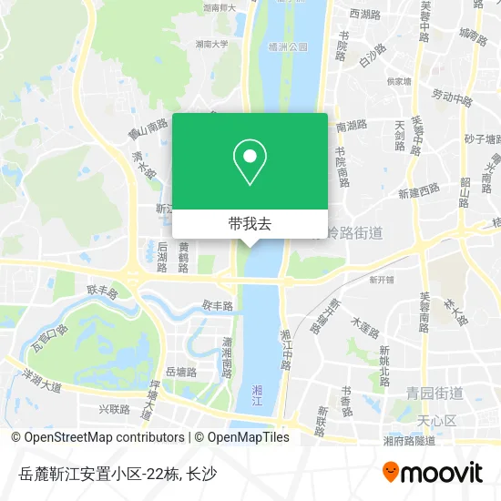 岳麓靳江安置小区-22栋地图