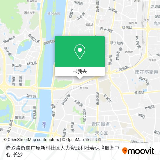 赤岭路街道广厦新村社区人力资源和社会保障服务中心地图