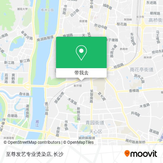 至尊发艺专业烫染店地图