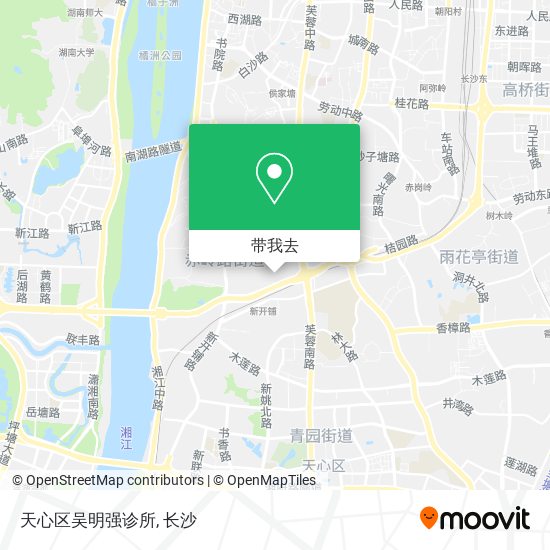 天心区吴明强诊所地图