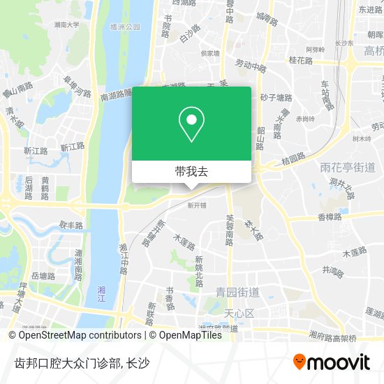 齿邦口腔大众门诊部地图