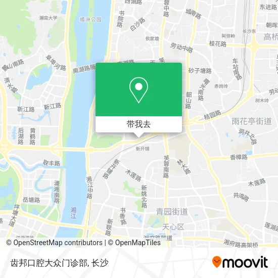 齿邦口腔大众门诊部地图