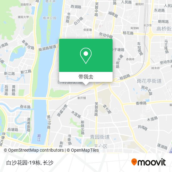 白沙花园-19栋地图