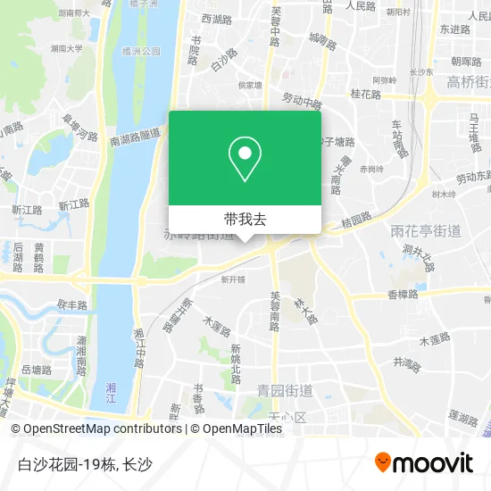 白沙花园-19栋地图