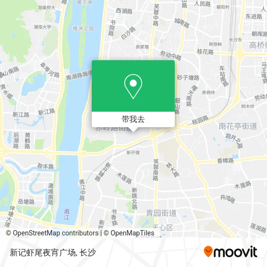 新记虾尾夜宵广场地图