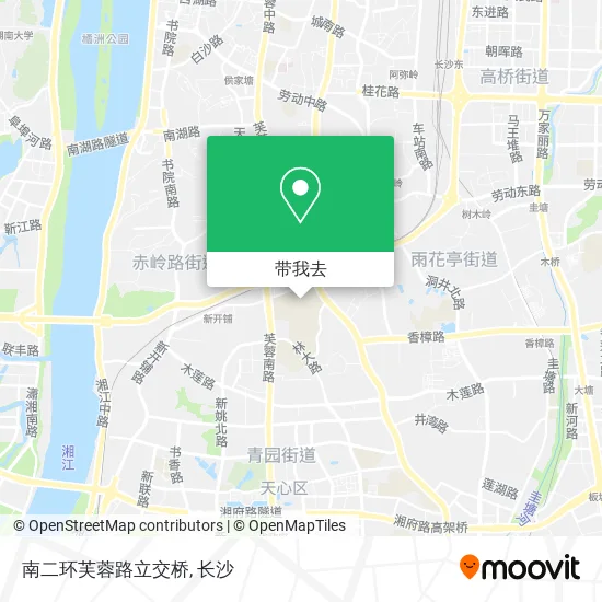 南二环芙蓉路立交桥地图