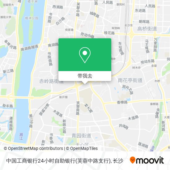 中国工商银行24小时自助银行(芙蓉中路支行)地图