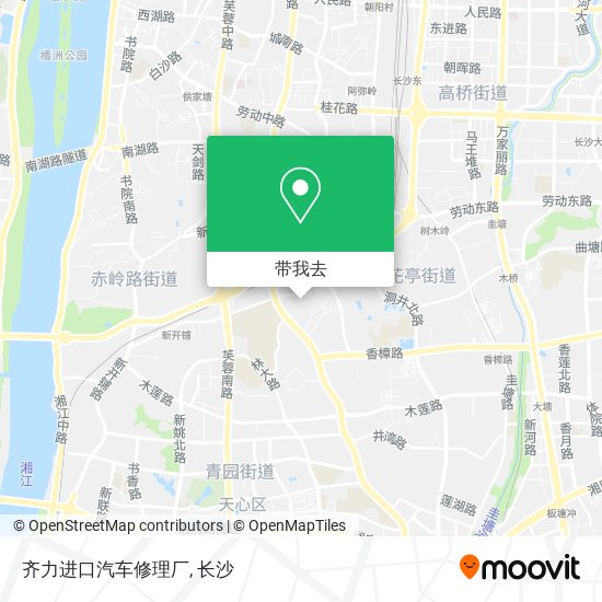 齐力进口汽车修理厂地图