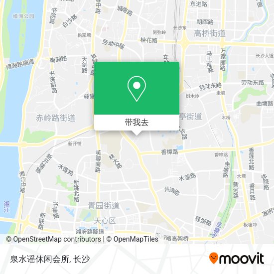 泉水谣休闲会所地图