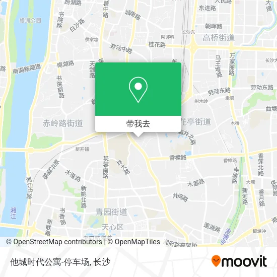他城时代公寓-停车场地图