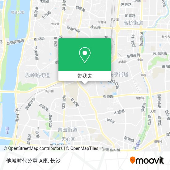 他城时代公寓-A座地图