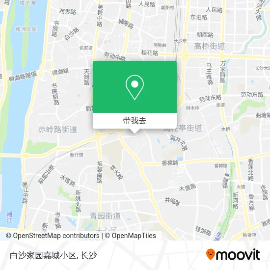 白沙家园嘉城小区地图