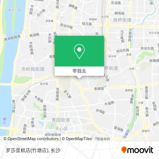 罗莎蛋糕店(竹塘店)地图