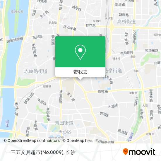 一三五文具超市(No.0009)地图