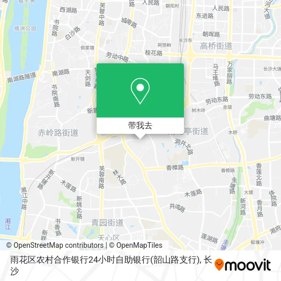 雨花区农村合作银行24小时自助银行(韶山路支行)地图
