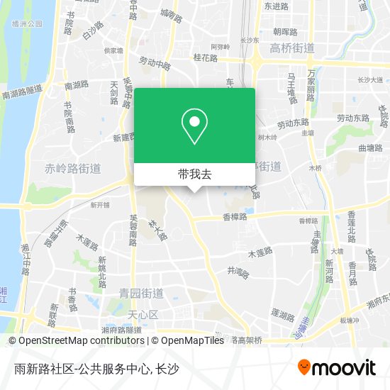 雨新路社区-公共服务中心地图
