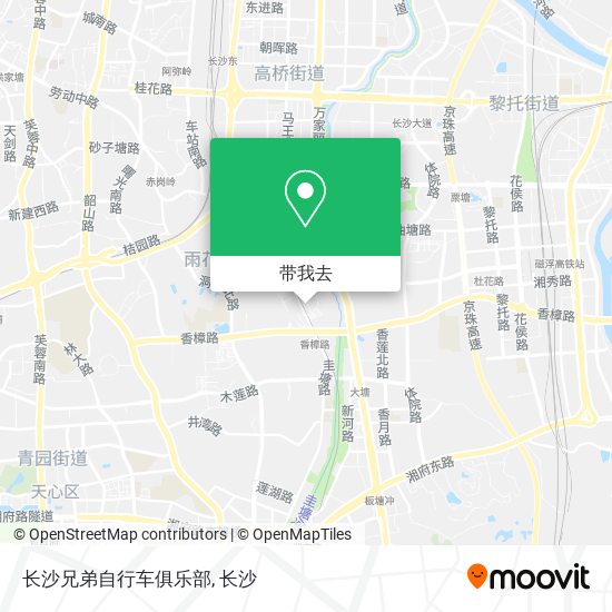 长沙兄弟自行车俱乐部地图