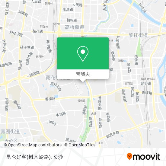 昆仑好客(树木岭路)地图