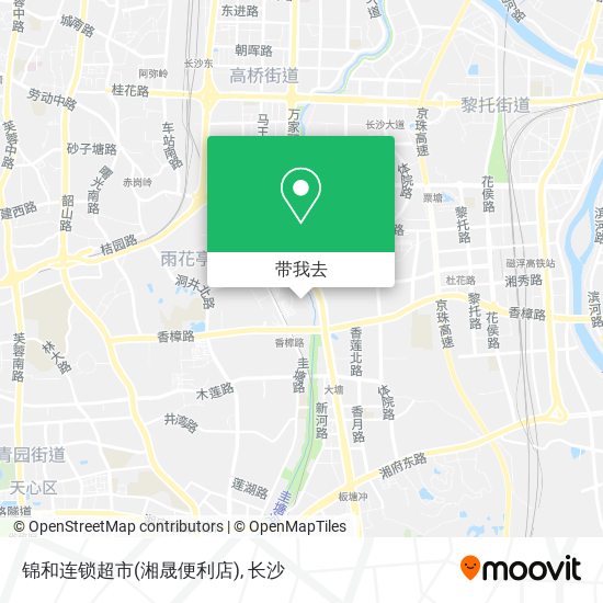 锦和连锁超市(湘晟便利店)地图