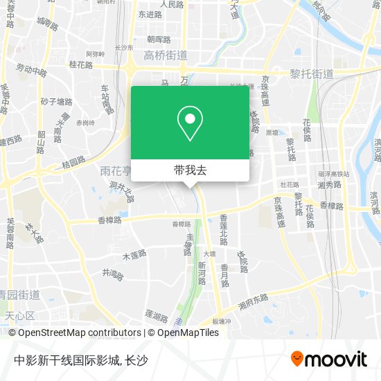 中影新干线国际影城地图