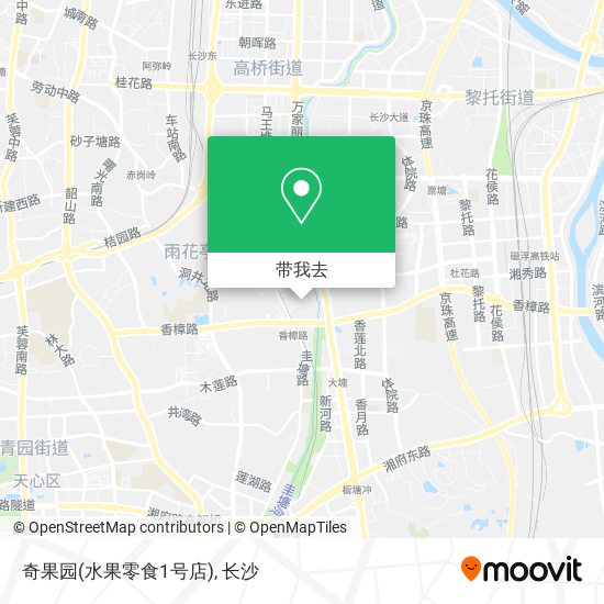 奇果园(水果零食1号店)地图