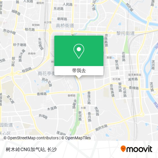 树木岭CNG加气站地图