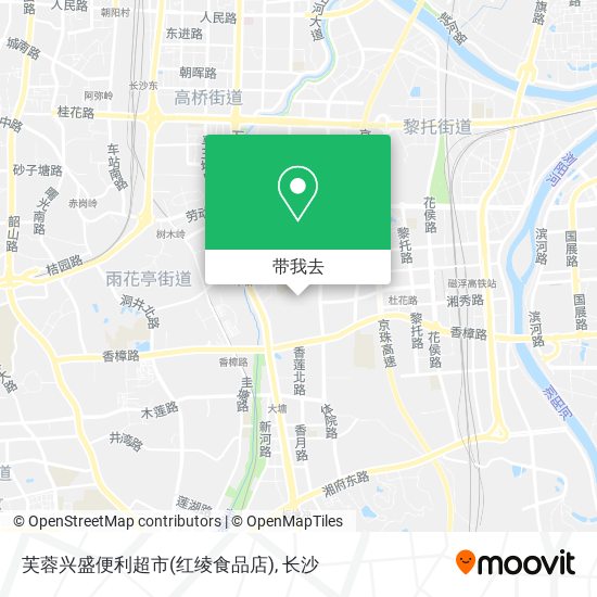 芙蓉兴盛便利超市(红绫食品店)地图