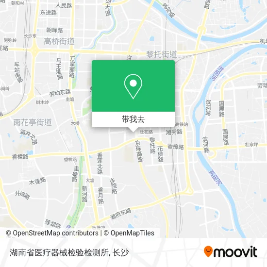 湖南省医疗器械检验检测所地图