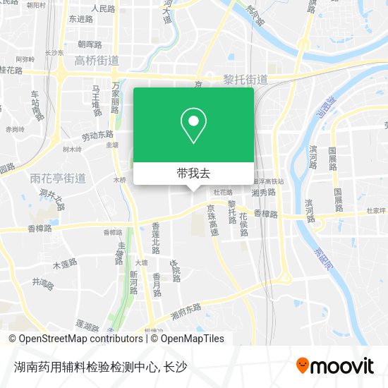 湖南药用辅料检验检测中心地图