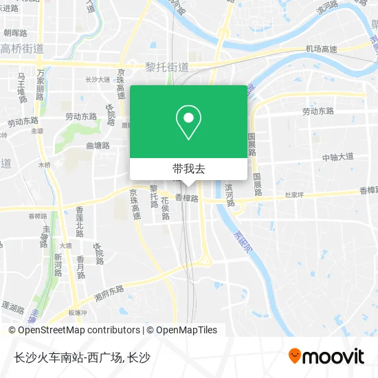 长沙火车南站-西广场地图