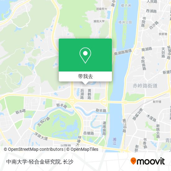 中南大学-轻合金研究院地图