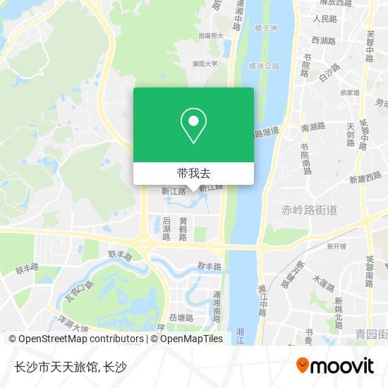 长沙市天天旅馆地图